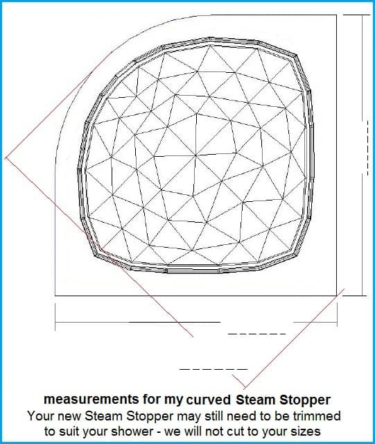 Steam Stopper curved size